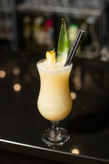 The Banana Pina Colada is perfect on a sunny day.