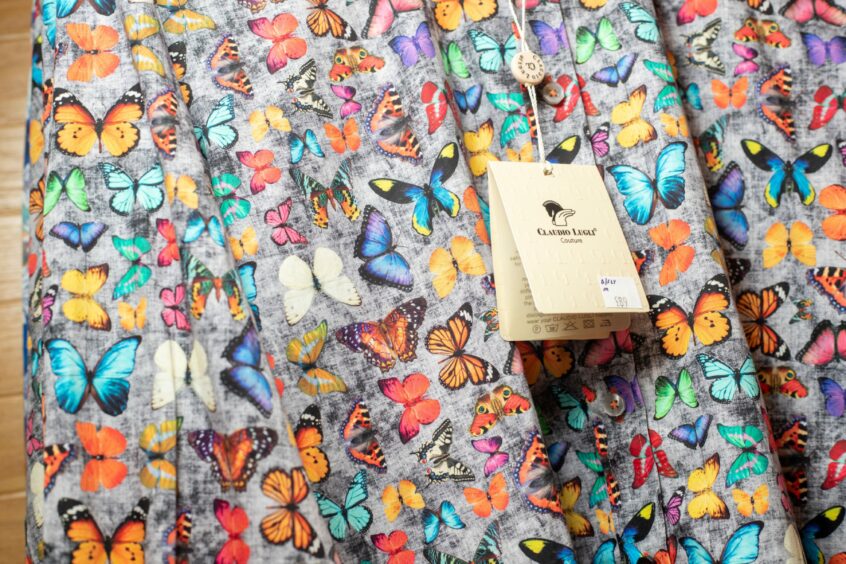 Claudio Lugli butterfly shirt.