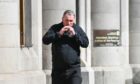 Kevin Mallett leaving Aberdeen Sheriff Court after a previous appearance last month.