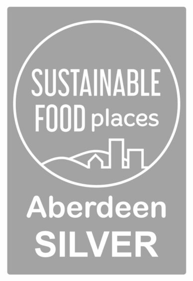 Granite City Good Food's have been presented with a silver award from Sustainable Food Places.