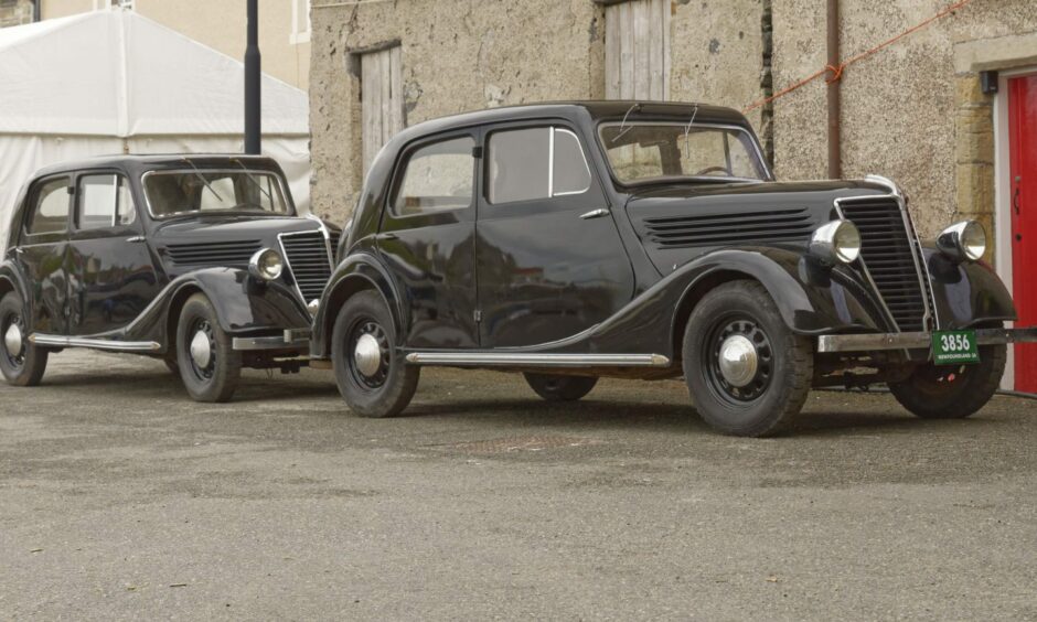 The two Peaky Blinders cars that will be at the event.