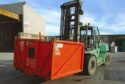 The forklift immediately after the accident. Picture: Crown Office and Procurator Fiscal Service (COPFS).