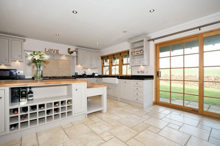 Cooking legend Mary Berry would be at home in this beautiful kitchen.