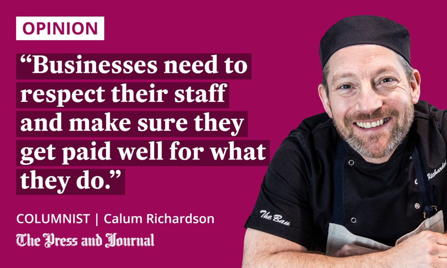 Columnist Calum Richardson speaks about employee mental health: "Businesses need to respect their staff and make sure they get paid well for what they do."