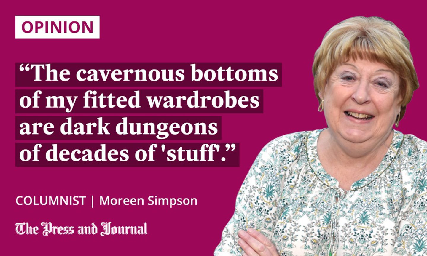 Columnist, Moreen Simpson: "The cavernous bottoms of my fitted wardrobes are dark dungeons of decades of 'stuff'"