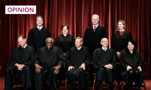 Members of the US Supreme Court pose for a group photo in 2021 (Photo: Erin Schaff/Shutterstock)