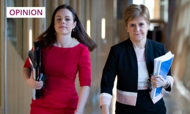 Finance Minister Kate Forbes (left) and First Minister Nicola Sturgeon (Photo: Jane Barlow/PA Wire)