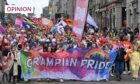 Aberdeen's Grampian Pride parade in 2022 Image: Kenny Elrick / DC Thomson.