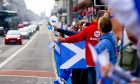 People campaign in Aberdeen on either side for the 2014 Scottish independence referendum