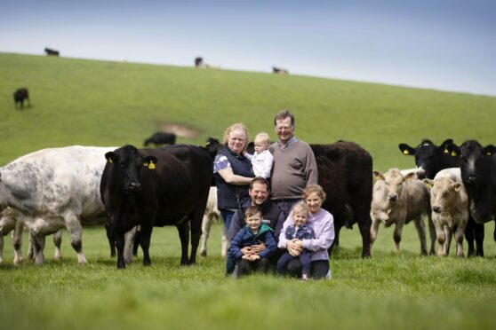 The Hair family from Drumbreddan Farm won the beef award in 2021.