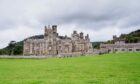 The 19th Century Tudor Gothic Castle at Margam Castle and Country Park.