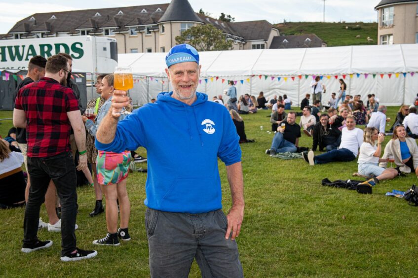 Robert Lindsay also organises the Midsummer Beer Happening festival in Stonehaven.