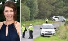 Popular teacher Yvonne Lumsden was killed when her car was struck by a trailer on the A948.