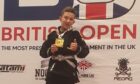 Zain Almasri won gold at the British Jiu-Jitsu Open. Photo by Jozefina Almasri