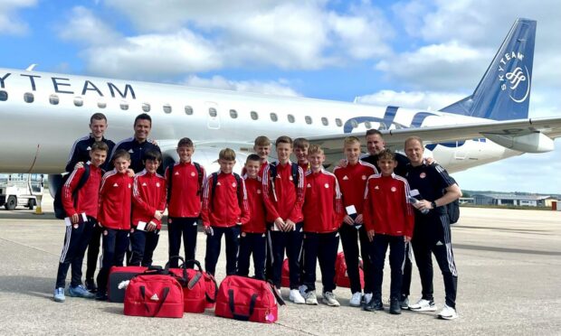 Aberdeen 2010s shone at the Pfingst Cup in Germany. Photo supplied by Aberdeen FC.
