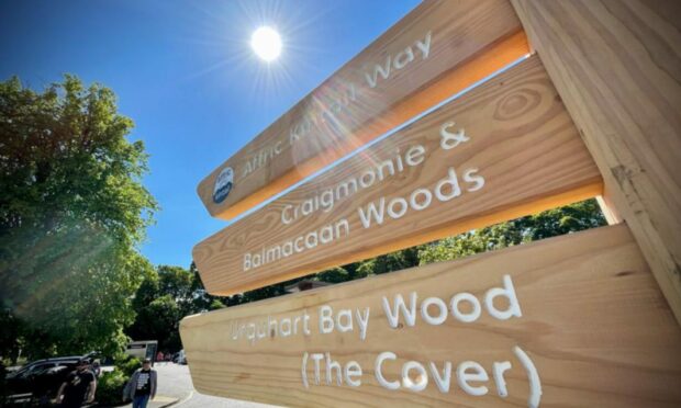New signs will help encourage walking  holidays . Photo by Chris Dell