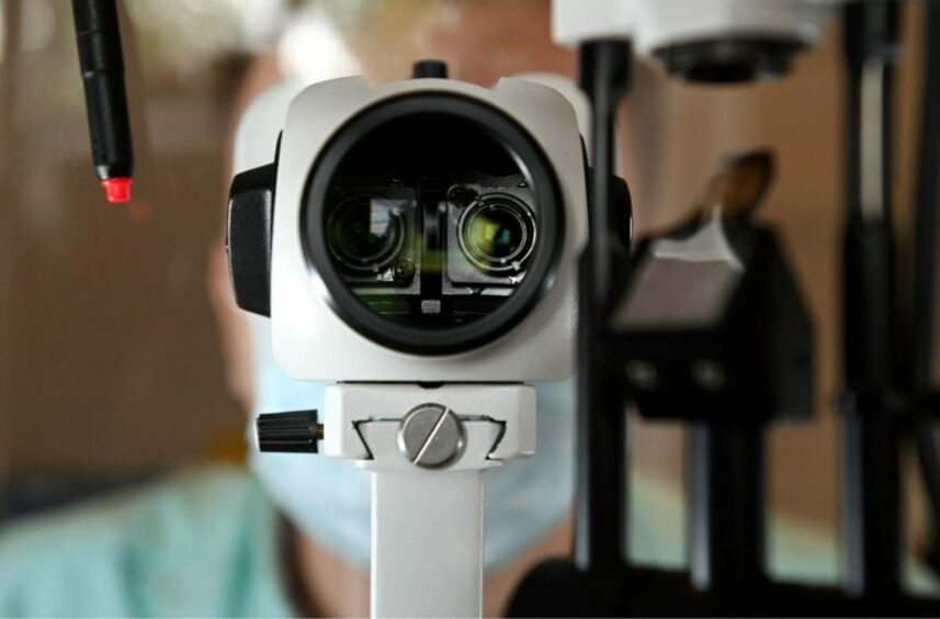 optical eye test equipment.