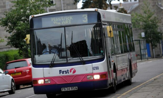 First Bus service number 3, pictured on Mid Stocket Road, has been impacted by the road closure. Picture by Kath Flannery.