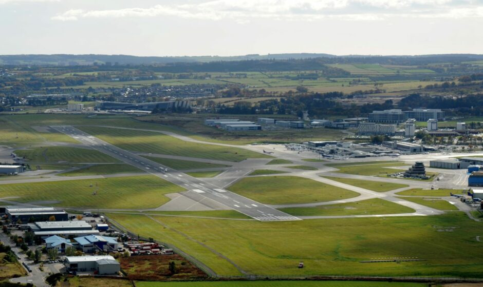 Aberdeen International Airport runway