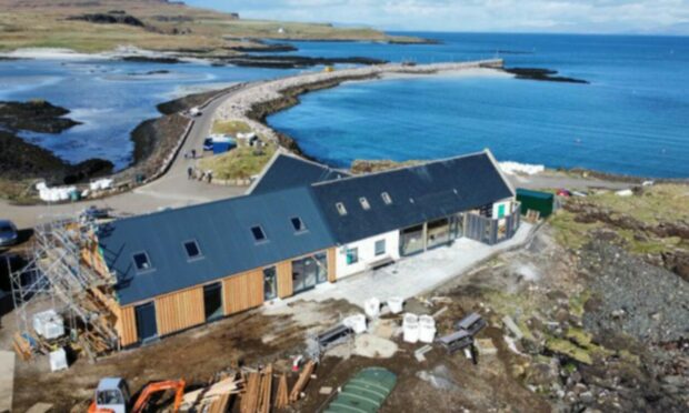 Eigg's An Laimrig community hub is being upgraded
