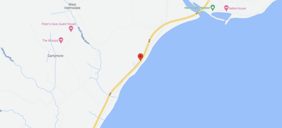 Roadworks near Helmsdale for four nights from tomorrow.