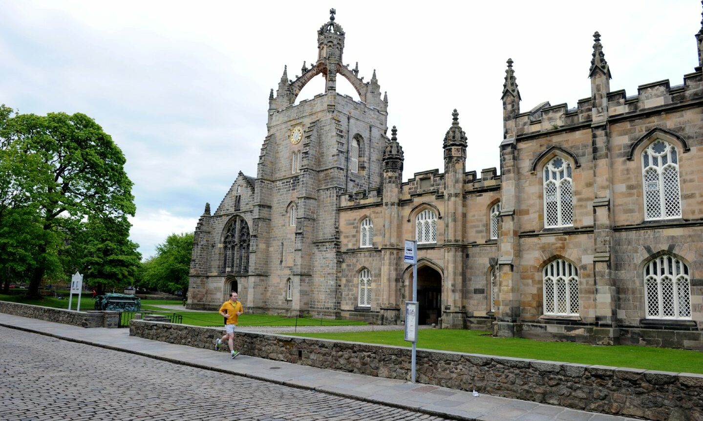 The Aberdeen University food truck would be located outside Kings College 