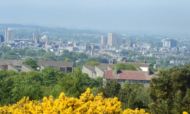 Kincorth Hill offers great views of Aberdeen. Picture by Jim Irvine