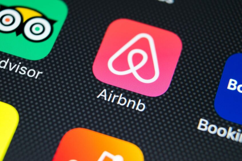 The Airbnb app