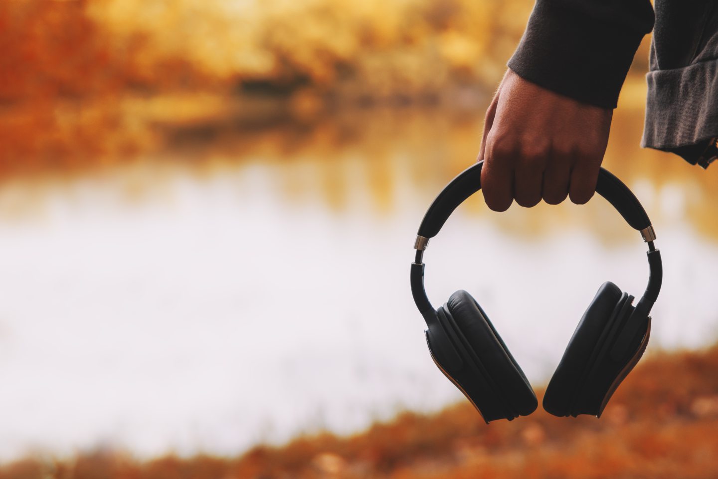 Podcast, audio books or music can help you to switch off and relax while walking