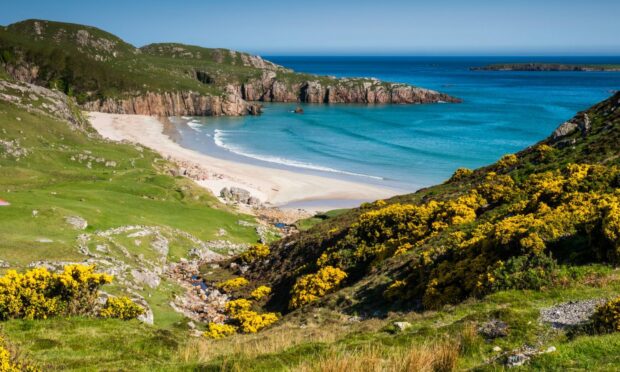 Sango bay - image for the article about things to see and do Scotland summer