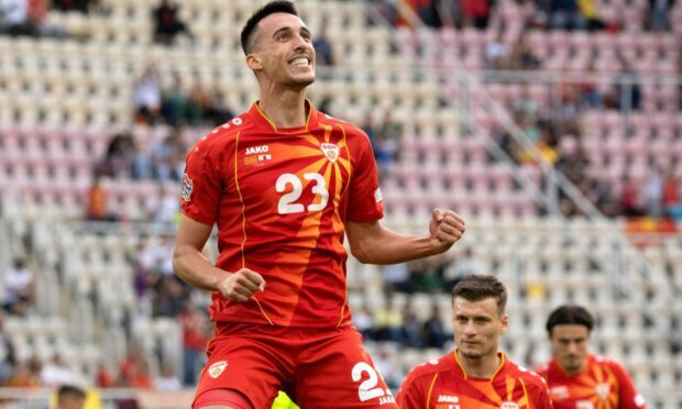 Aberdeen signed North Macedonia international Bojan Miovski on a four-year deal.