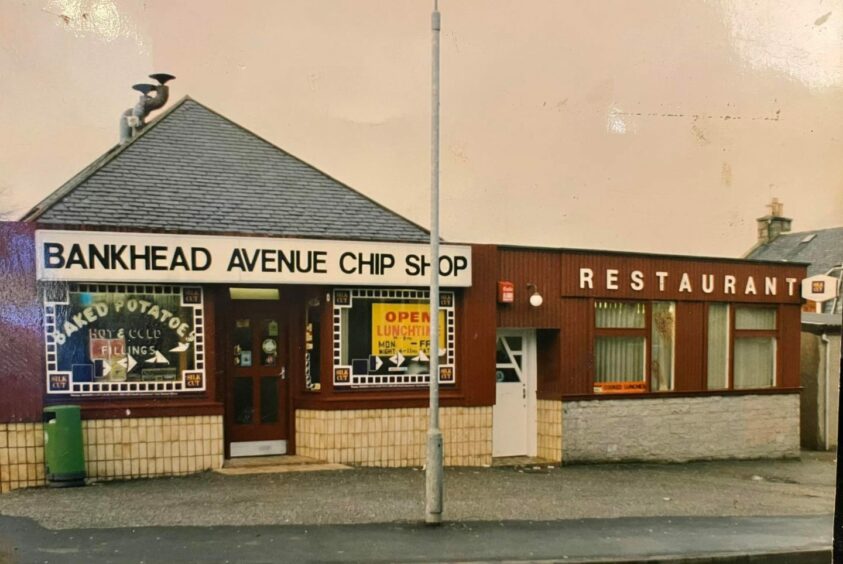Bankhead Avenue Chip Shop owned by the Reid family 