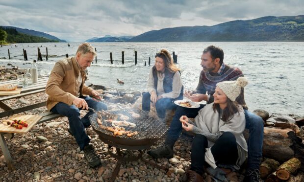 Inverness has some great places to eat outdoors, including the Dores Inn on Loch Ness.