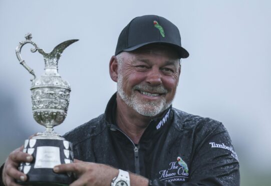 Darren Clarke is just the fourth man to win both Claret Jugs.
