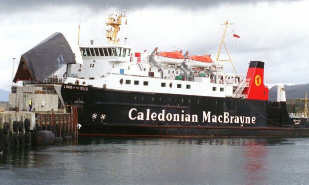 MV Lord of the Isles has been pulled from service today due to a technical fault. Image: DC Thomson.