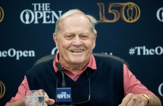 Jack Nicklaus is back at St Andrews to recieve the freedom of the town.