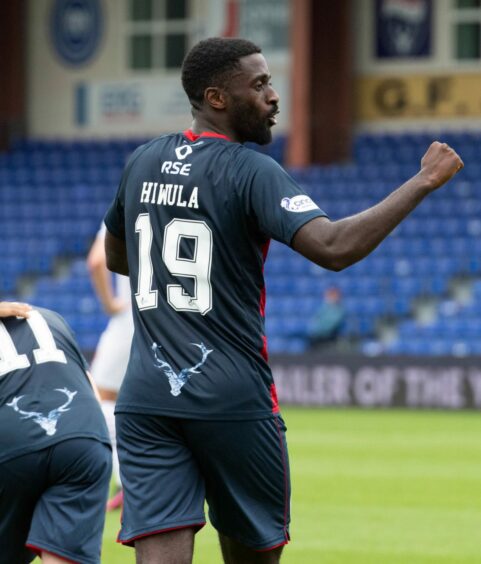 Jordy Hiwula made the difference for Ross County against Livingston. Image: SNS