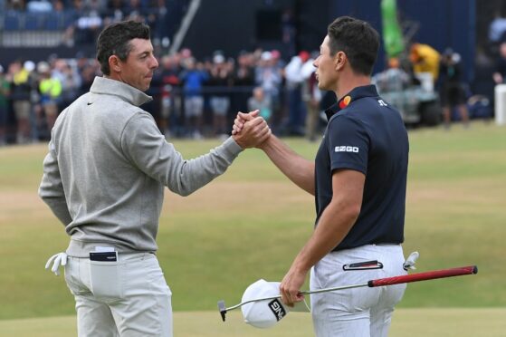 Rory McIlroy and Viktor Hovland had a supremely sporting duel at the 150th Open.
