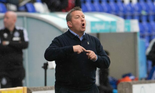 Inverness head coach Billy Dodds.