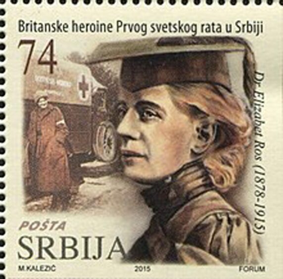 Elizabeth MacBean Ross on a stamp