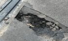 Bear Scotland were called out to make emergency repairs to the A9 near Carrbridge after a large pothole appeared on the southbound carriageway.