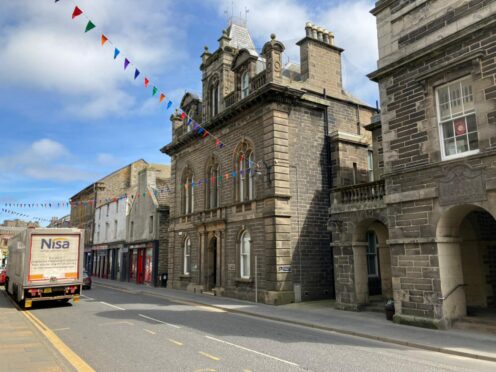 The drugs were found at an address on Queen Mary Street, Fraserburgh. Image: Google Street View