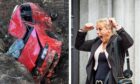 Victoria Irvine celebrated the verdict outside court following a crash that rolled her car into a ditch. Pictures by Wullie Marr and Chris Sumner