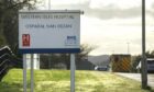 NHS Highland sign outside Western Isles Hospital