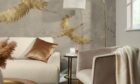 Oriental Cranes Mural in Stone with Gold Effect, from £100, I Love Wallpaper.