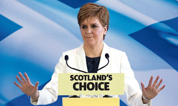 Nicola Sturgeon. PA / Jane Barlow