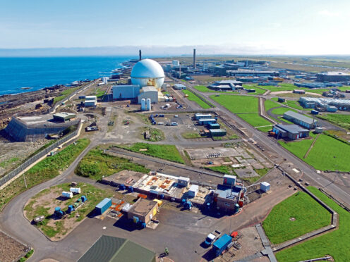 Nuclear decommissioning clean-up at the Dounreay facility.