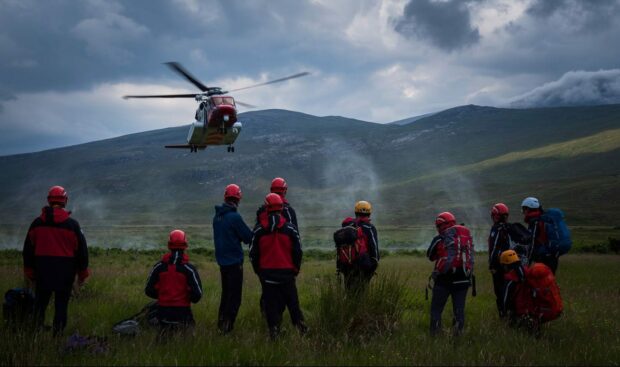 Volunteers of the Assynt Mountain Rescue Team. Image by Assynt MRT.