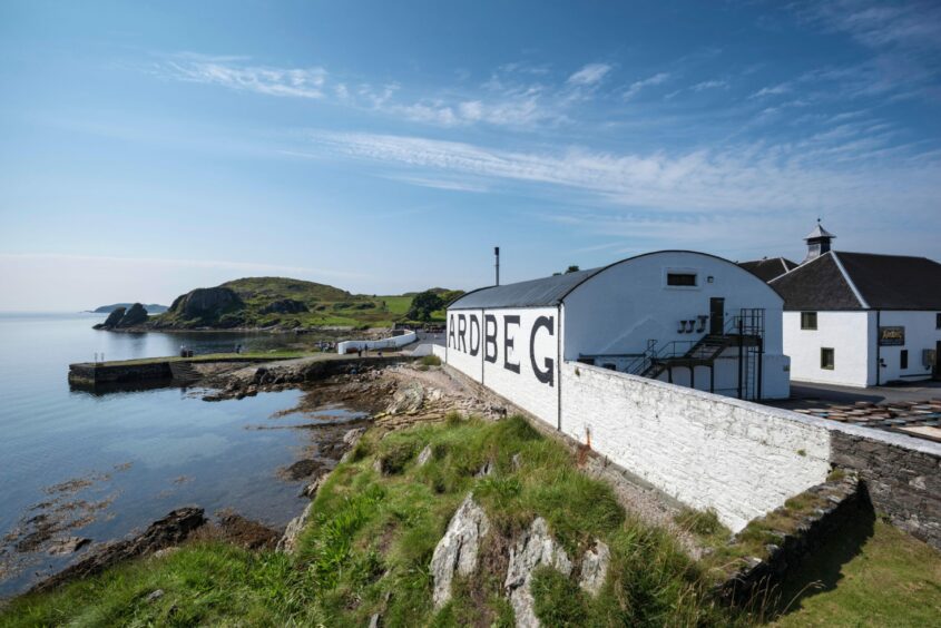 Ardbeg Distillery on Islay.