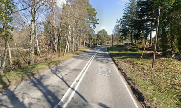 The crash took place on the A93 at Aboyne. Photo: Google Maps.